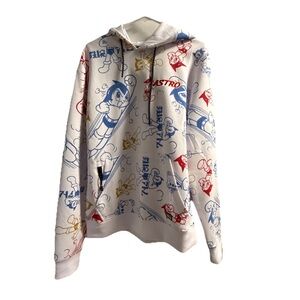 Astro Themed White Hoodie